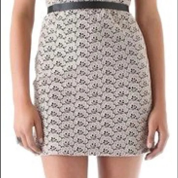 Diane Von Furstenberg/DVF Cindy Acorn Lace Sheath Dress in Stucco - Picture 3 of 8